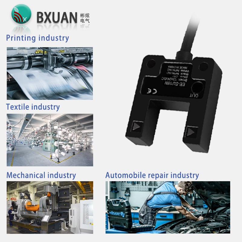 BPU2-Q10.7 U字型スロットセンサ 10～30VDC デュアル出力 NPN／PNP