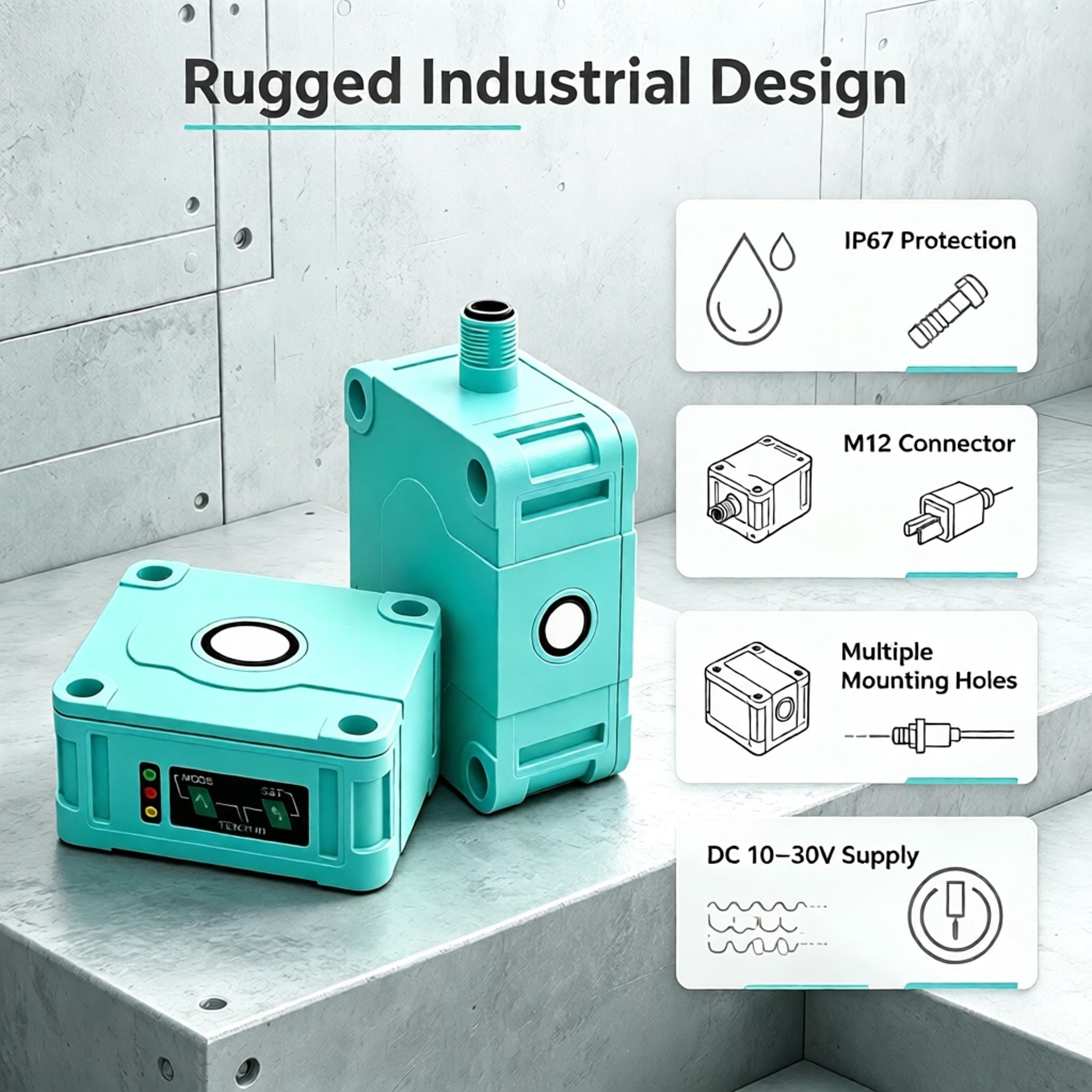 F42  Relay output ultrasonic sensor