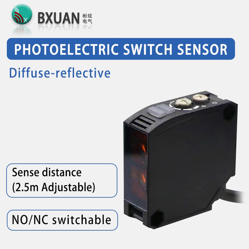E3JK-5DM1 doorlichtsensor 5 m NPN DC12–24 V, set