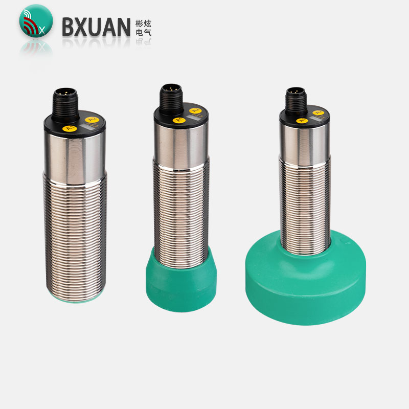 SN:2M 4M 6M 8M เครื่องตรวจจับเสียงฉาย ultrasonic แบบปุ่ม