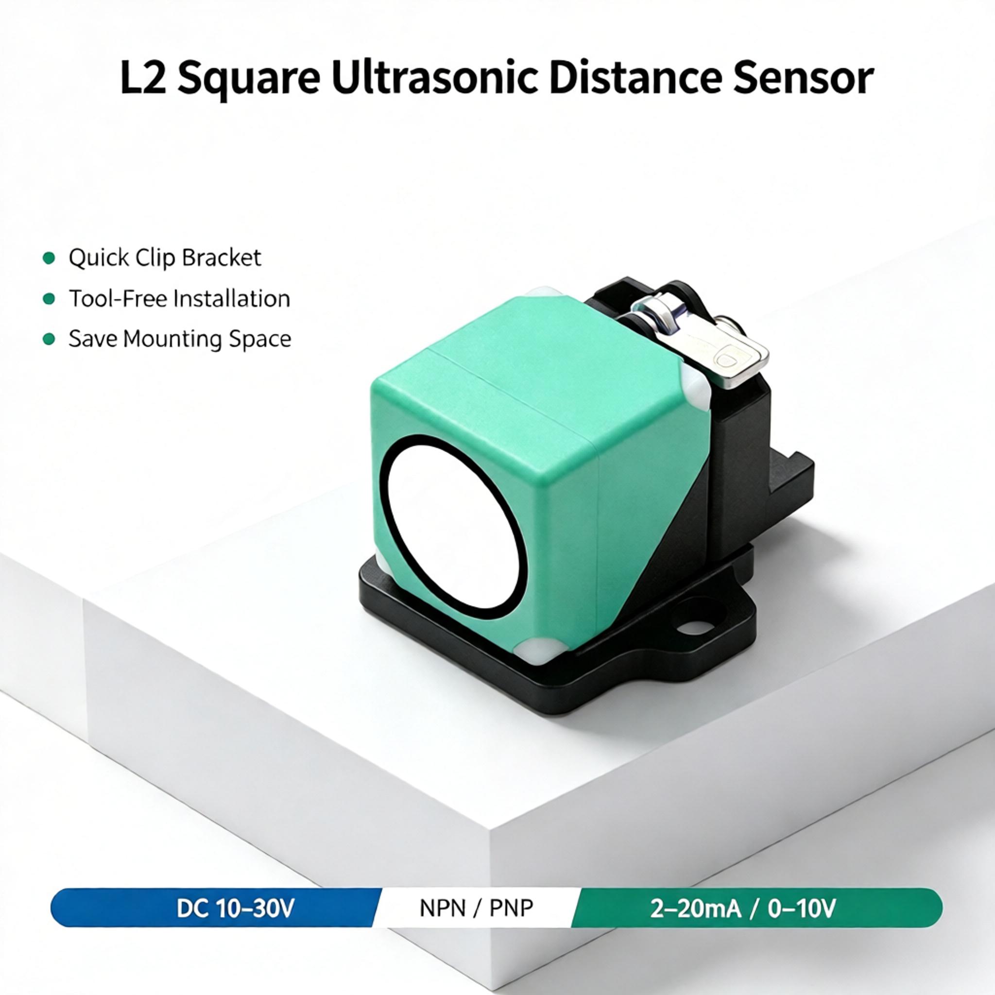 L2 超音波距離センサー SN:200mm 2*NPN/2*PNP