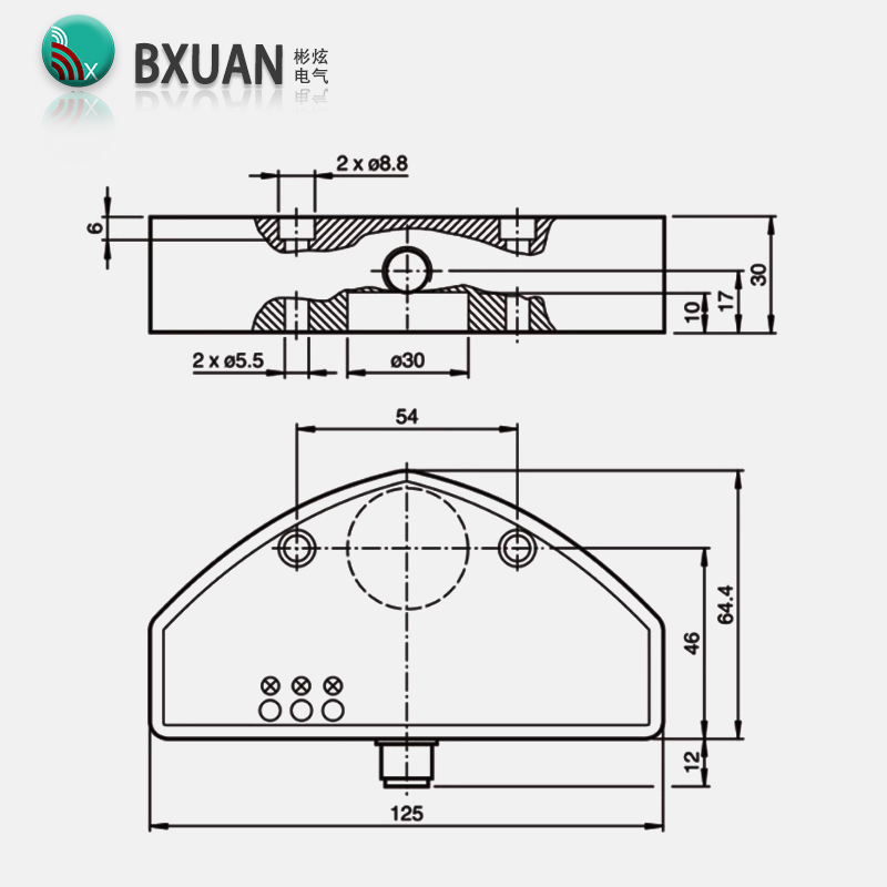 F65 series ultrasonic sensor SN: 2000mm