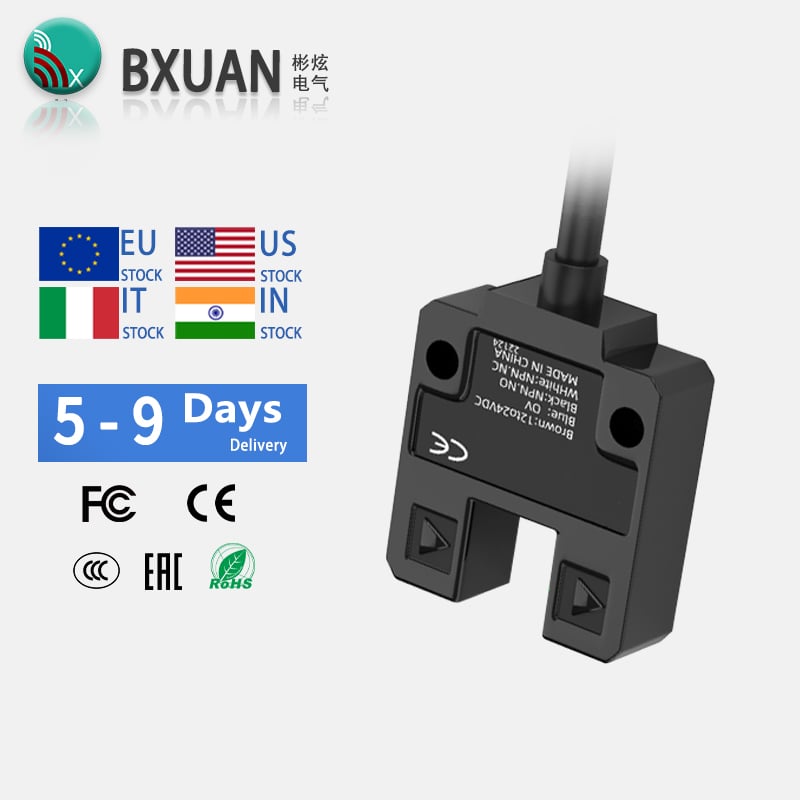 BPU2-Q10.7 U字型スロットセンサ 10～30VDC デュアル出力 NPN／PNP