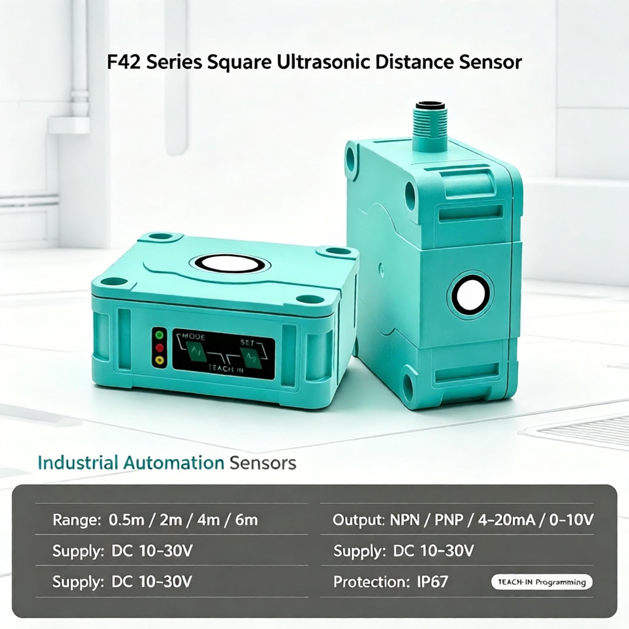 F42  Relay output ultrasonic sensor