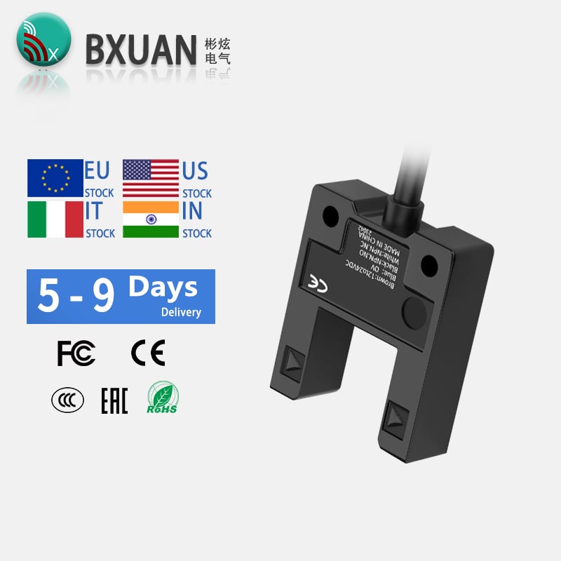 BPU2-Q10.7 U字型スロットセンサ 10～30VDC デュアル出力 NPN／PNP