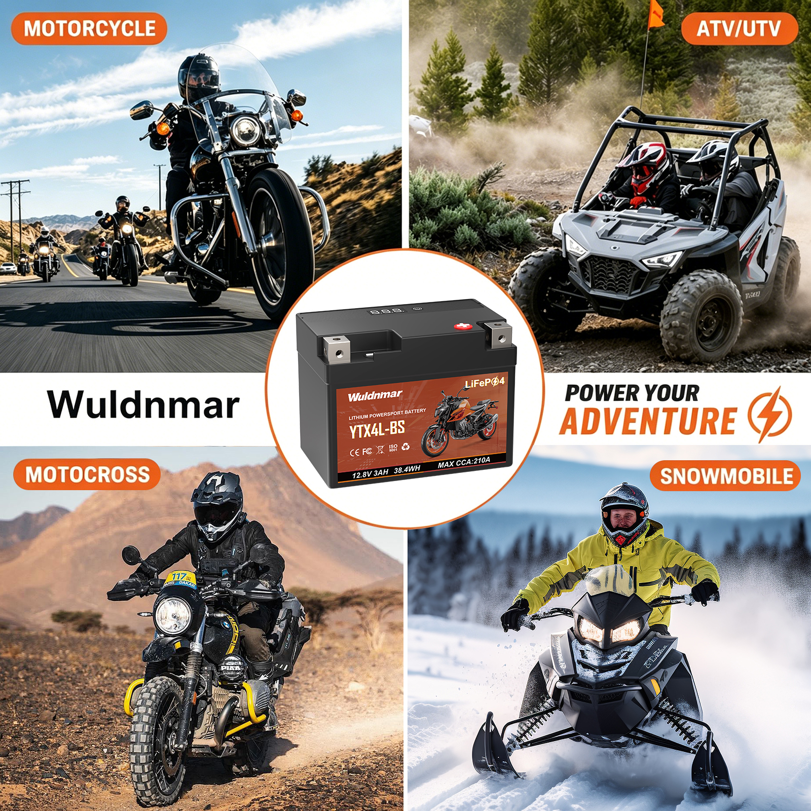 Superior Maintenance Free Performance With Agm Motorcycle Battery Technology