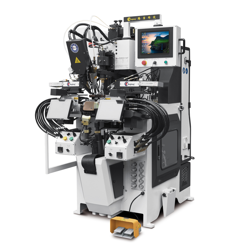 TH-688MAS Computer Memory Visual Locus Servo Control Side & Heel Seat Lasting Machine