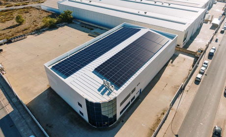 centrală electrică comercială pe acoperiș de 240 kW pentru fabrică solară, Qinghai