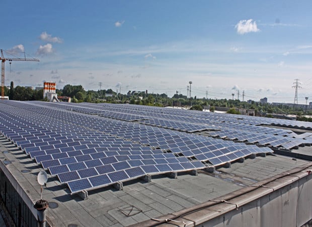 centrală electrică comercială fotovoltaică pe acoperiș 5,0 MW conectată la rețea, Germania