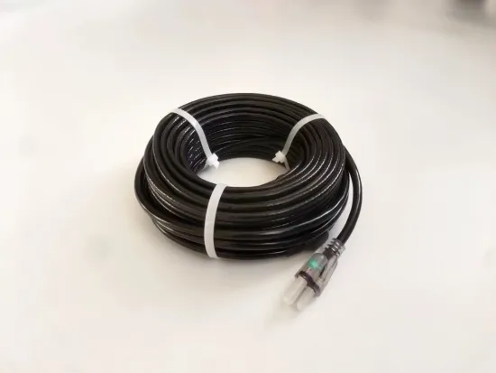 Rapid De-Icing Performance of Gutter Deicing Heating Cables