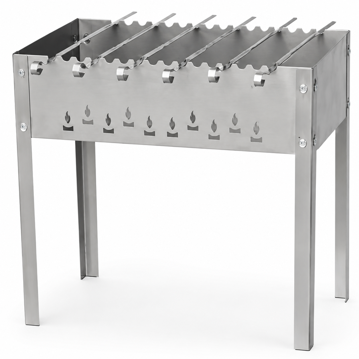 T057 Stainless Steel Skewer Charcoal Grill