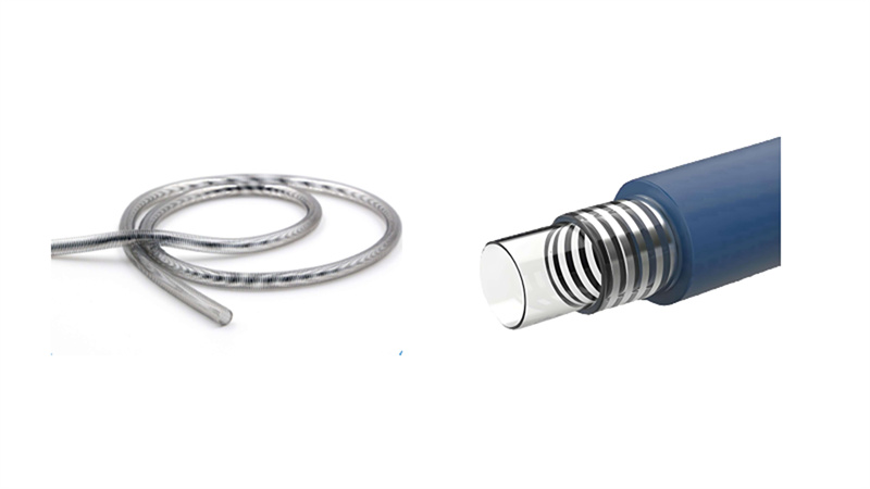 Delivery sheath tube spring