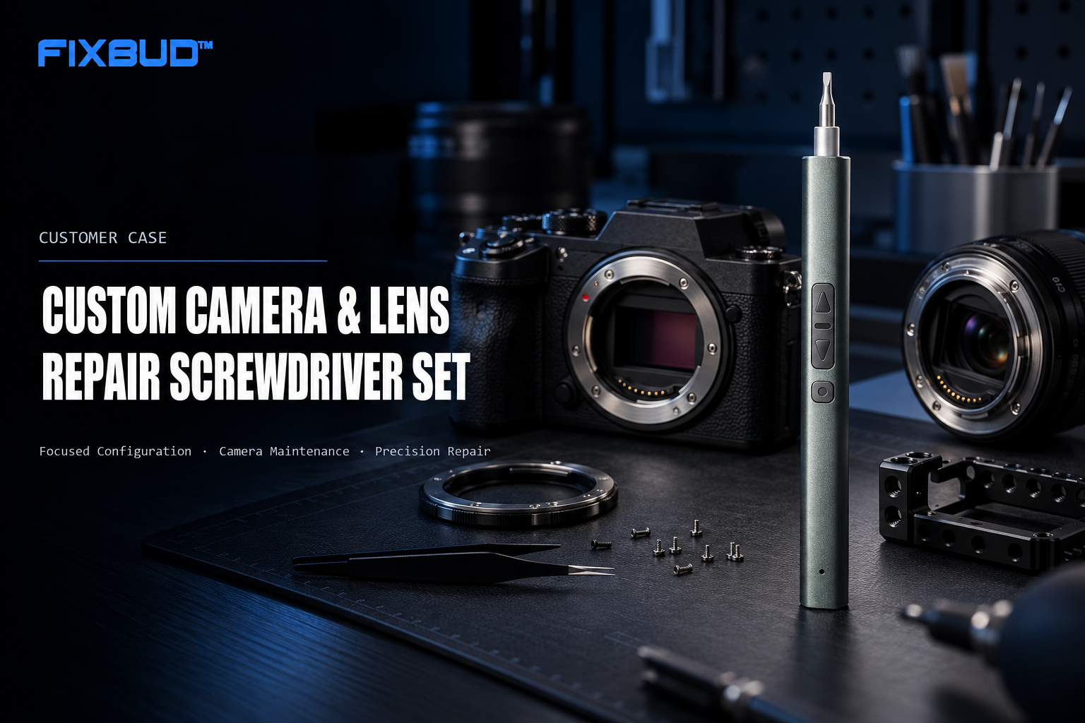 Custom Camera & Lens Repair Screwdriver Set for Photography Brands