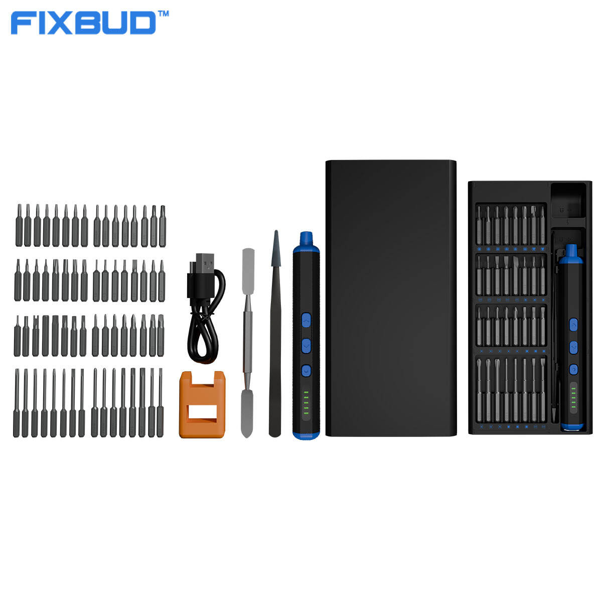 68-in-1 precision electric screwdriver set for electronics repair