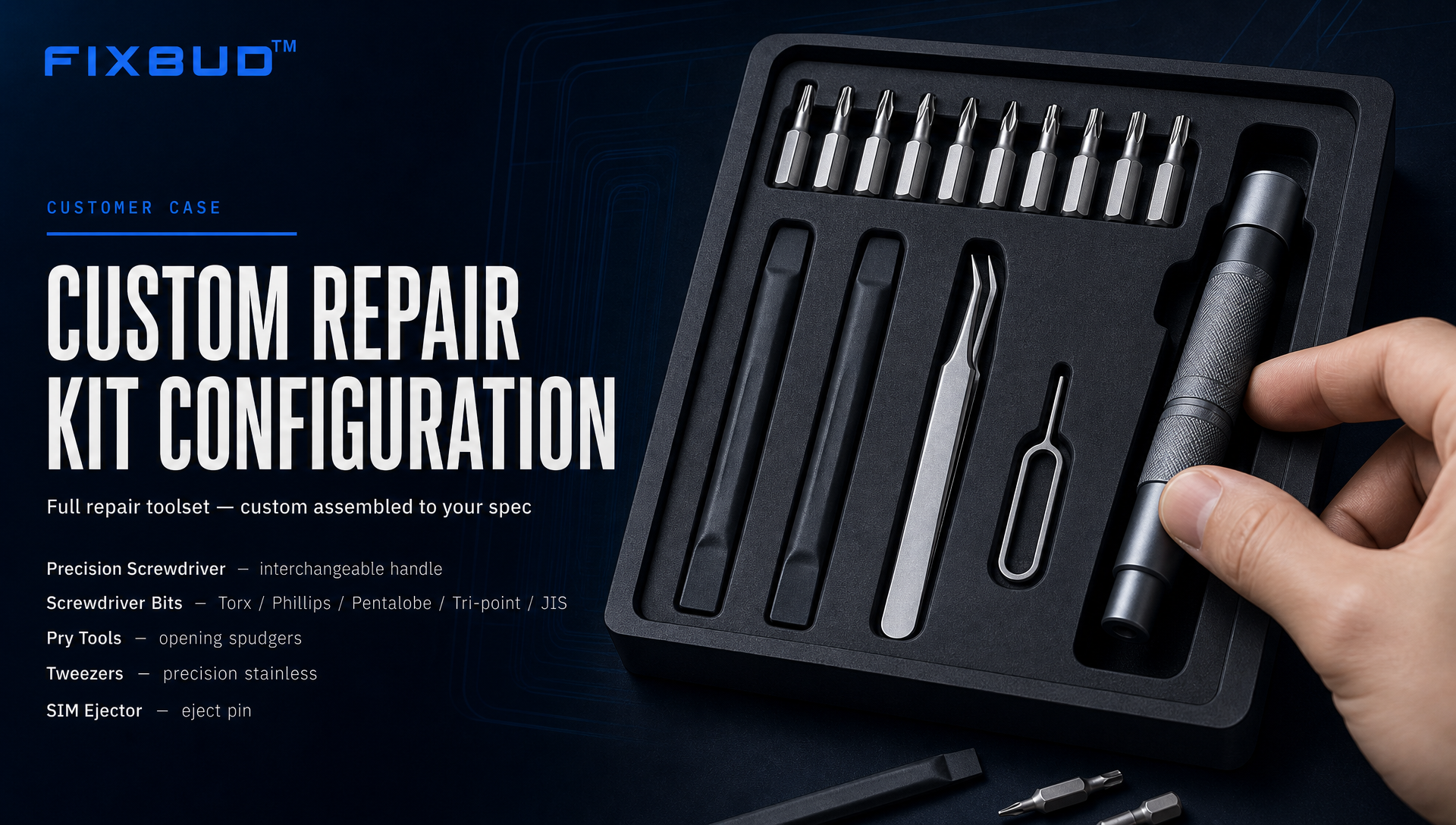 Private Label Precision Screwdriver Set for Electronics Repair: Europe Customer Case