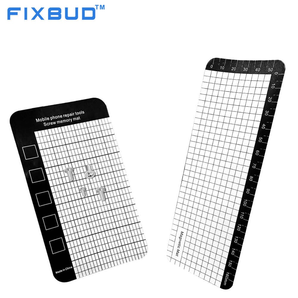 portable magnetic screw mat for electronic repairs