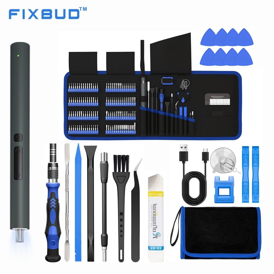 144-in-1 Electric Precision Repair Tool Kit with 120 CRV Bits for Private Label
