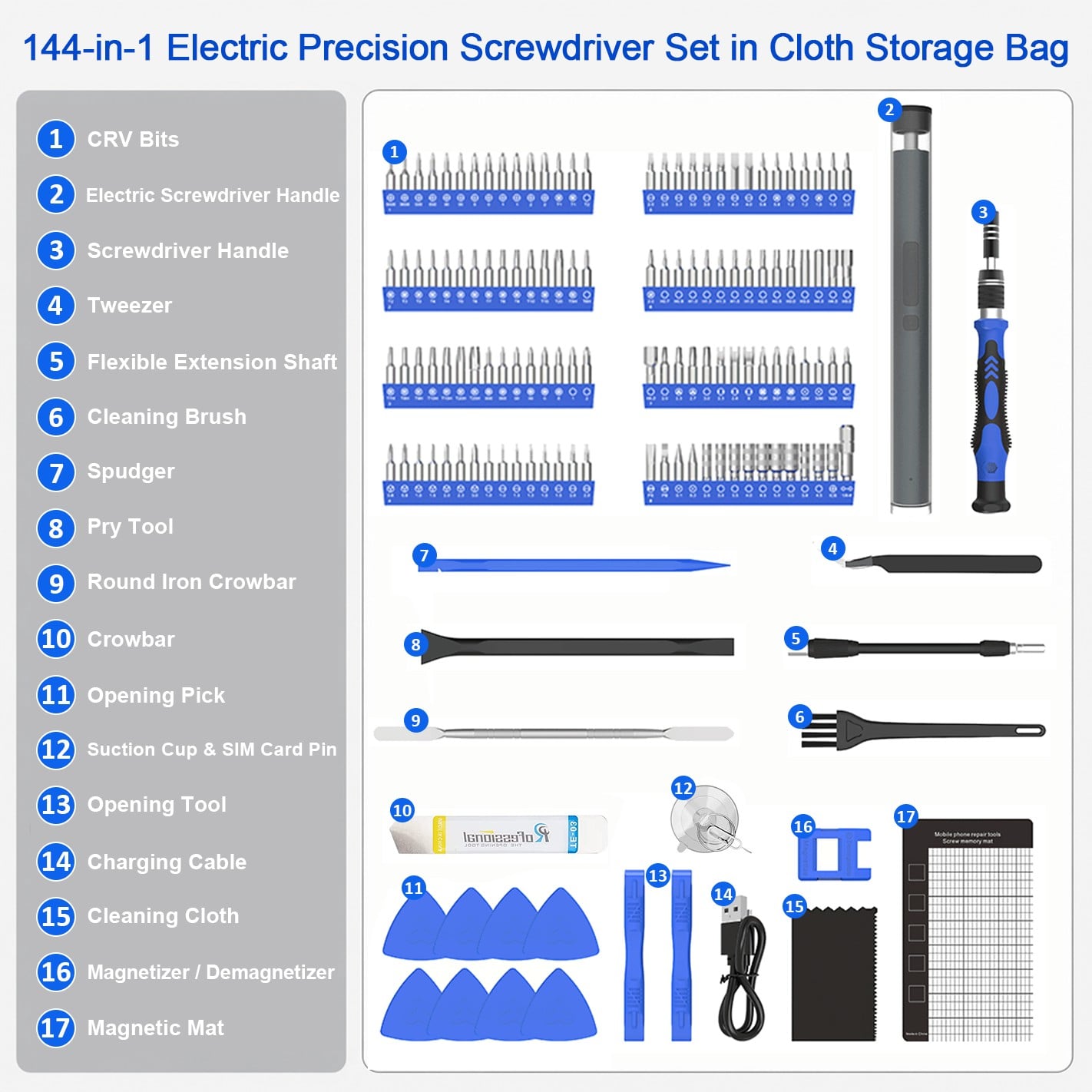 Electric Precision Screwdriver Set