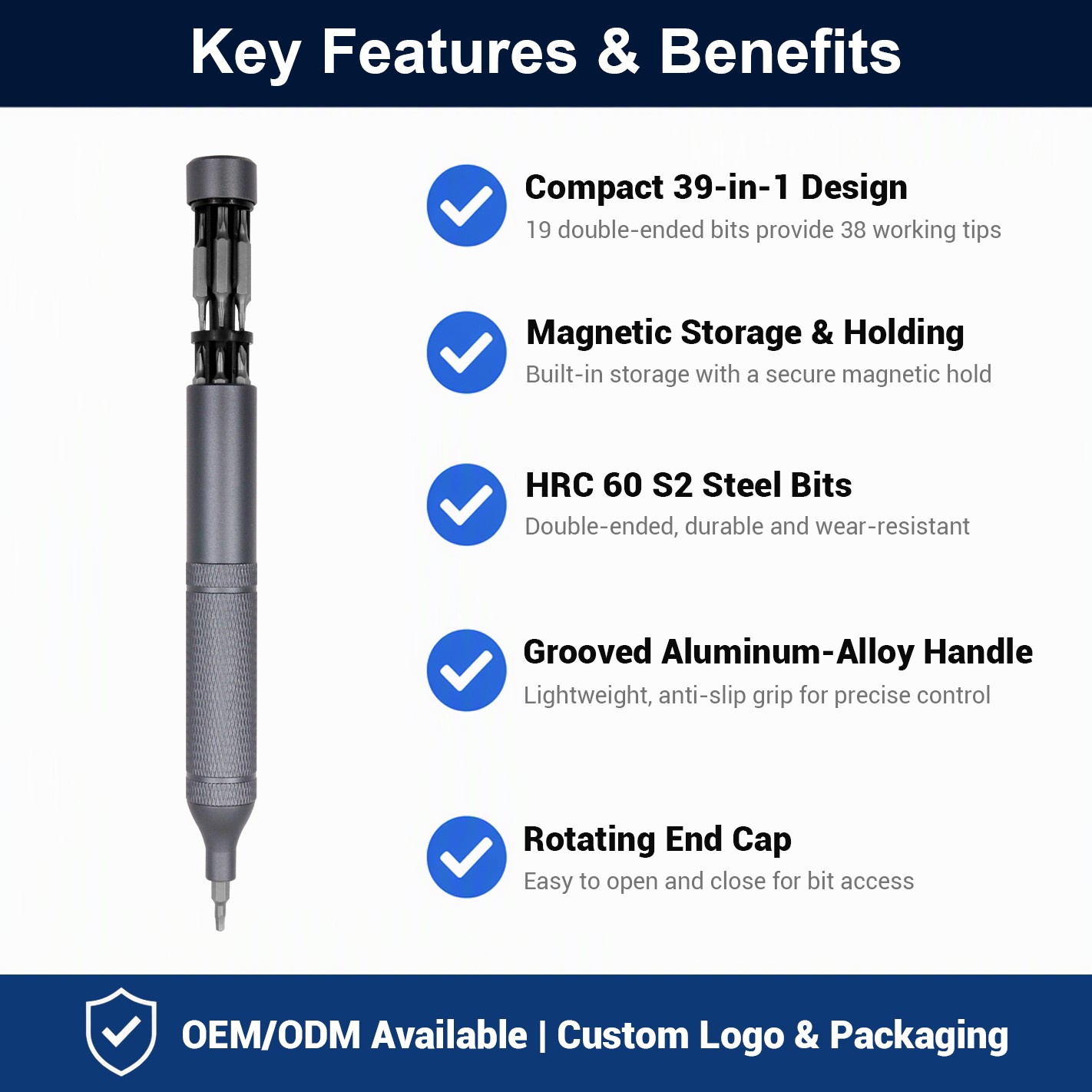 Pen Style 39in1 Screwdriver