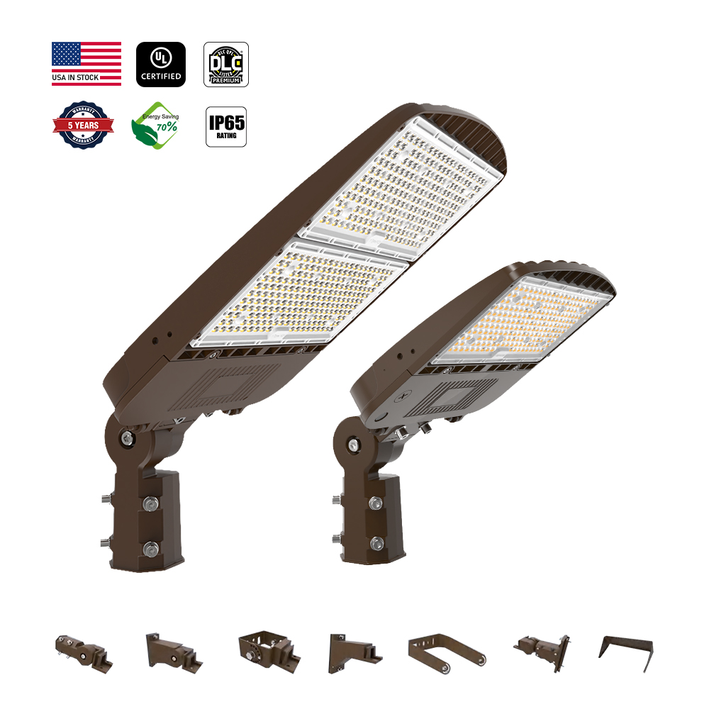 LED shoebox light fixtures
