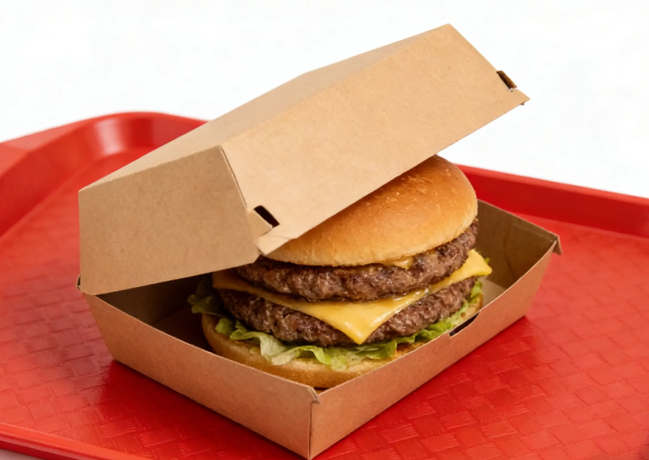 Kotak Burger Bergelombang