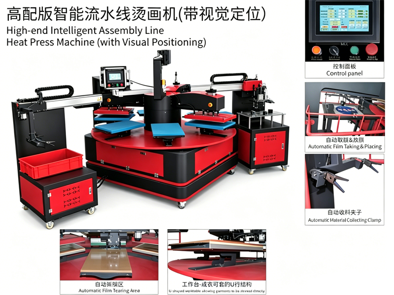 Revolutionarea industriei textililor: [Guangdong New Era Sublimation Machinery Co., Ltd.] lansează în mod oficial noua serie inteligentă de prese termice cu poziționare vizuală