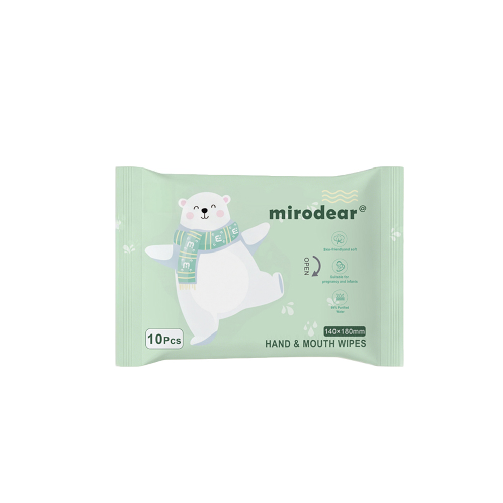 Baby Wet Wipes, Gentle Head-to-Toe Cleaning Wipes, 10 Sheets, Private Label OEM Manufacturer