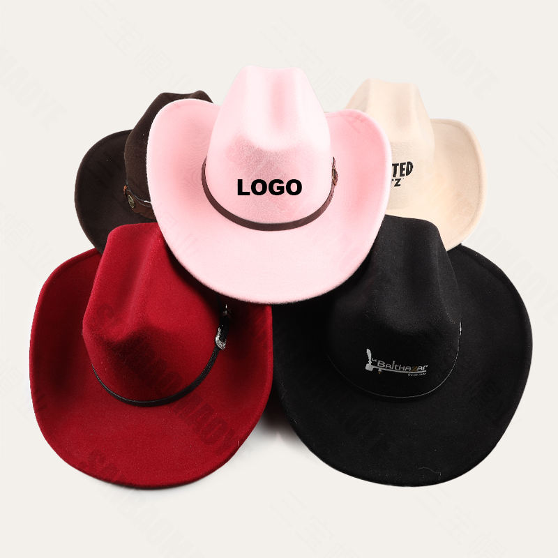 Premiumowe niestandardowe kapelusze typu cowboy ODM dla kultury streetwear