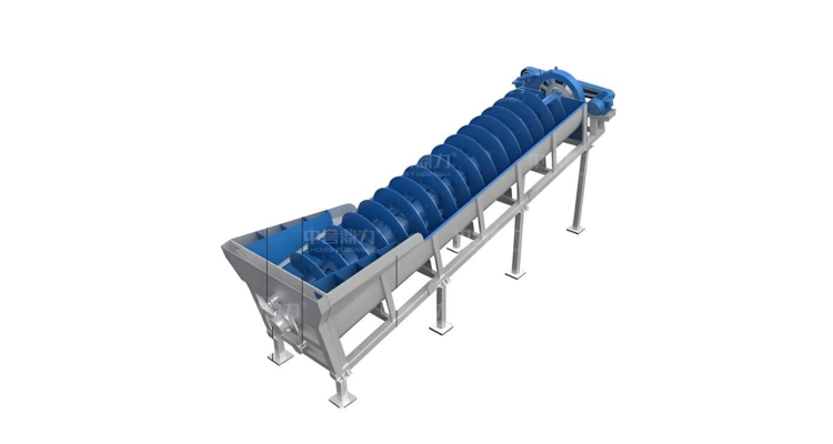 Spiraalvormige zandwasmachine