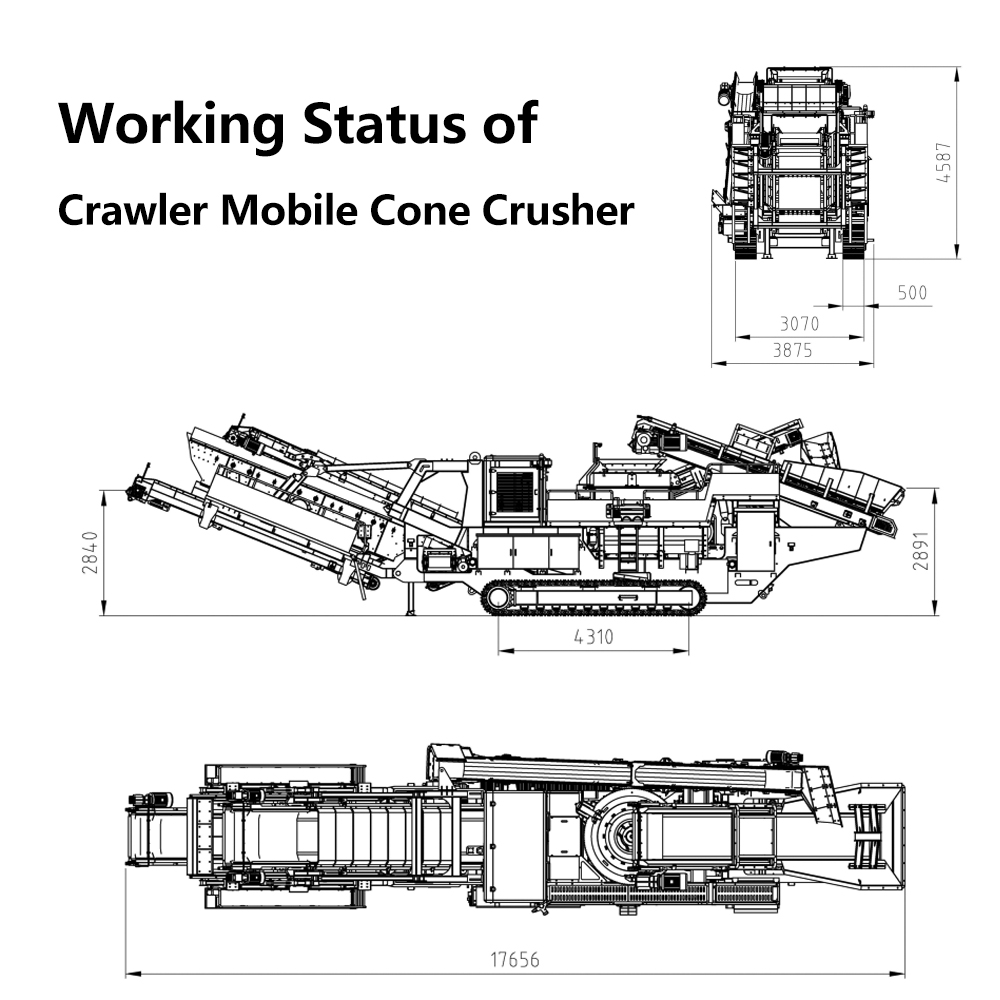 DL300 Tracked Mobile Cone Crusher Station