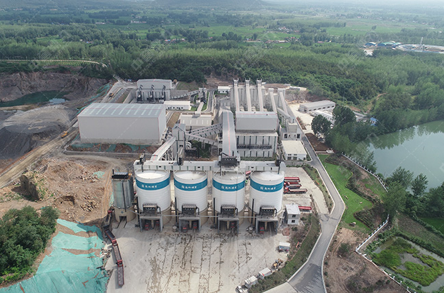 Configuration solution for a 500-ton-per-hour basalt production line
