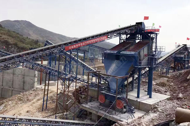 700 Tons Per Hour Fluorite Ore Production Line factory