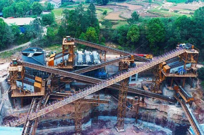 a 1000 ton per hour washed sand and gravel aggregate production line in zizhong county sichuan province-2