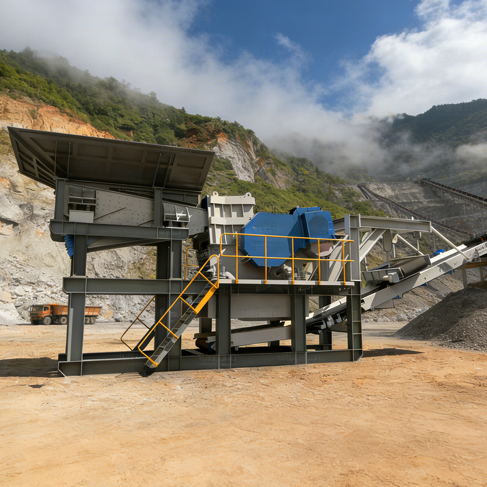Sleigh-Type Steel Structure Modular Jaw Crusher Production Line