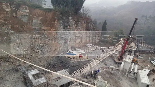 600 TPH Sand & Aggregate Production Line in Renshou, Meishan, Sichuan