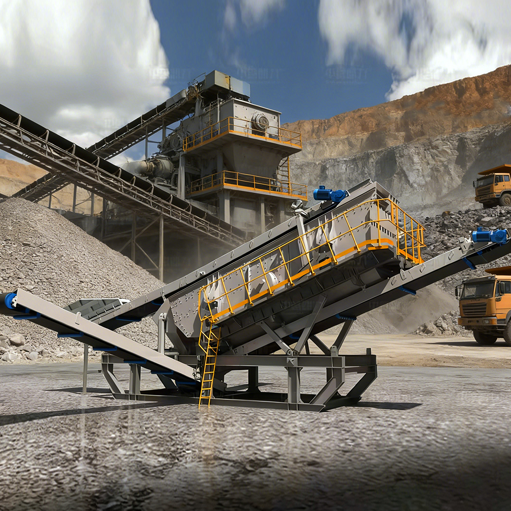 sleigh type steel structure modular screening equipment-0