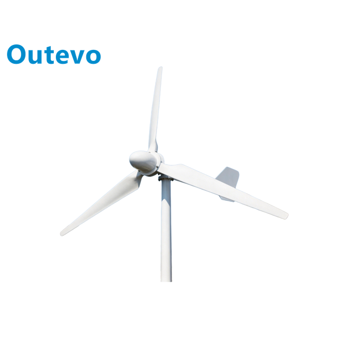 3kW Mini Horizontal Axis Wind Turbine Household Commercial Wind Power Generator for Home Farm Outdoor