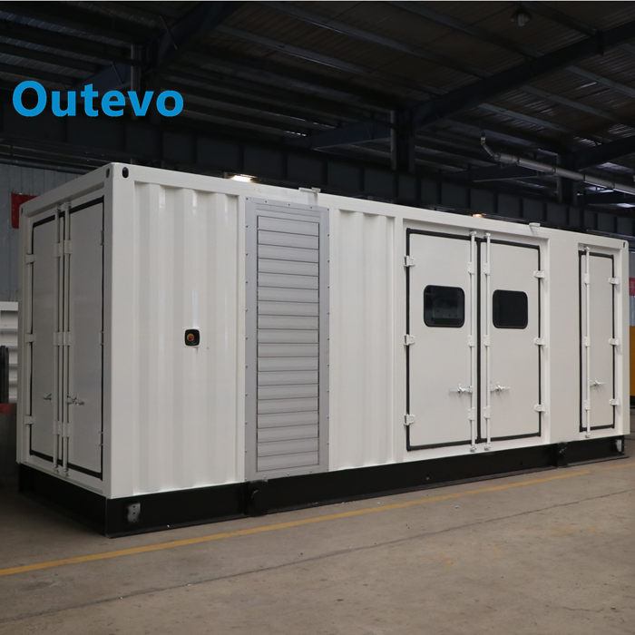 trạm phát điện di động chạy diesel công suất cực cao 1800 kW dạng container, dành cho trung tâm dữ liệu mỏ và tình huống khẩn cấp