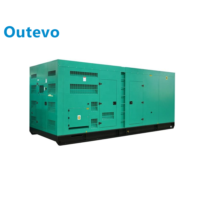 900kW Silent Diesel Generator Set Soundproof Canopy Heavy Duty Genset for Oil and Gas Field Power Supply