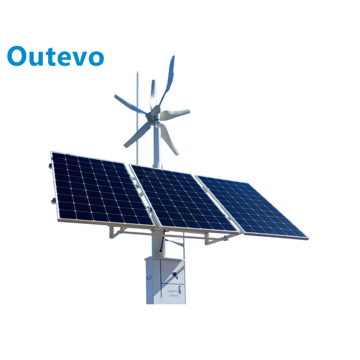 800W Wind Solar Hybrid Power System Off-Grid Independent Energy System for Home Cabin Outdoor Use