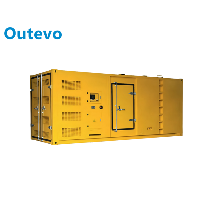 máy phát điện diesel dạng container công suất 1000 kW, trạm điện di động tích hợp cho cấp điện khẩn cấp trong các dự án quy mô lớn