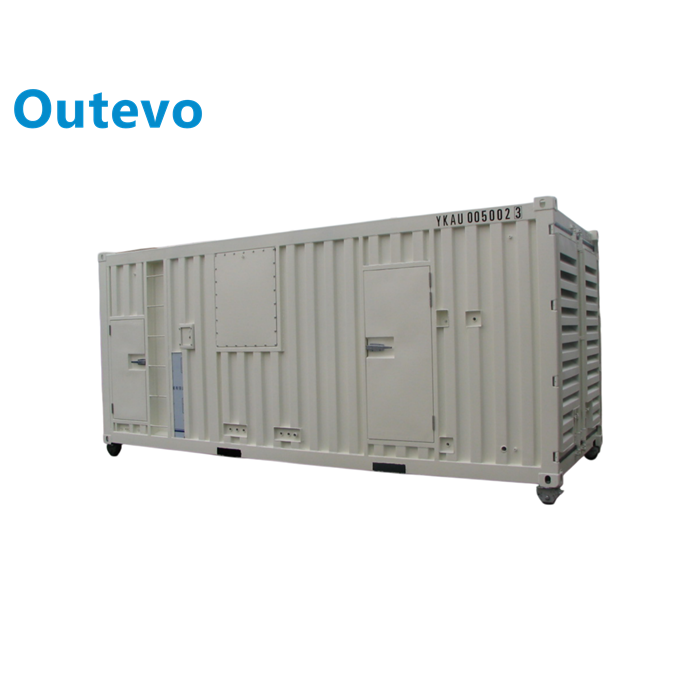 máy phát điện diesel dạng container công suất 1100 kW, trạm điện di động tích hợp hạng nặng cho dự án công nghiệp và tình huống khẩn cấp