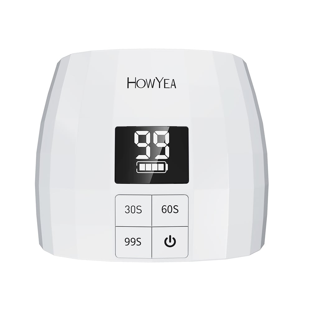 HY-3009 24W LED UV Nail Lamp, Cordless & Plug-in