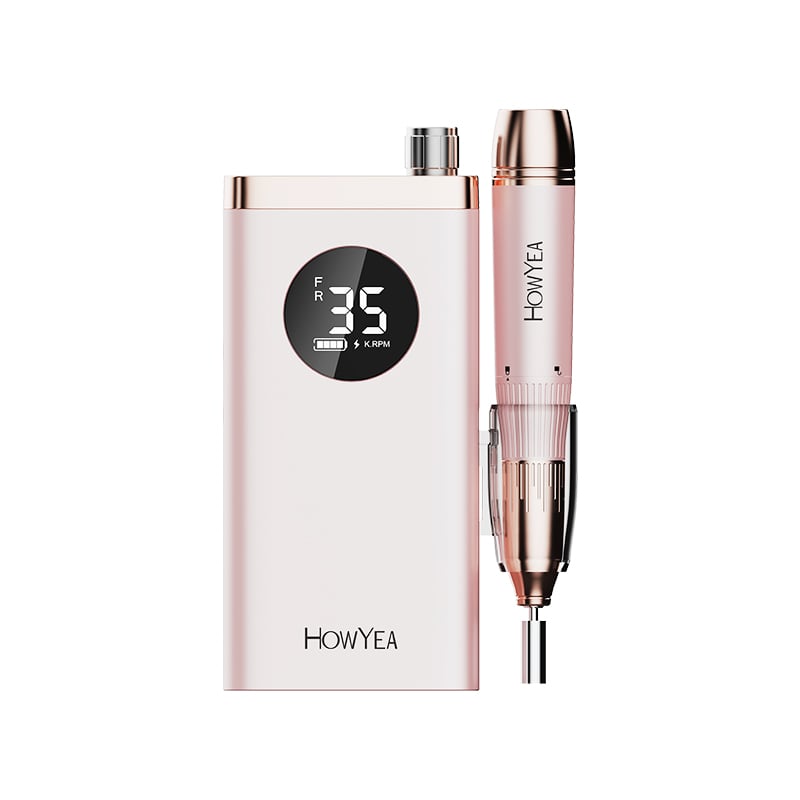 HY-1015-2 Round Panel Coreless Nail Drill 35000 RPM High Torque Nail File