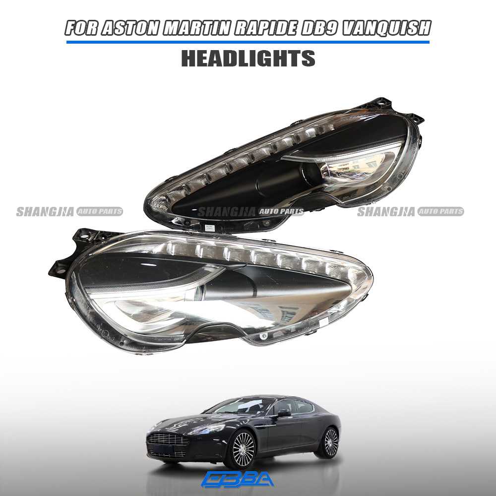Genuine Used OEM Headlight Assembly For Aston Martin Rapide DB9 Vanquish 2010-2018 OE AD43-13W029-BF AD43-13W030-BF
