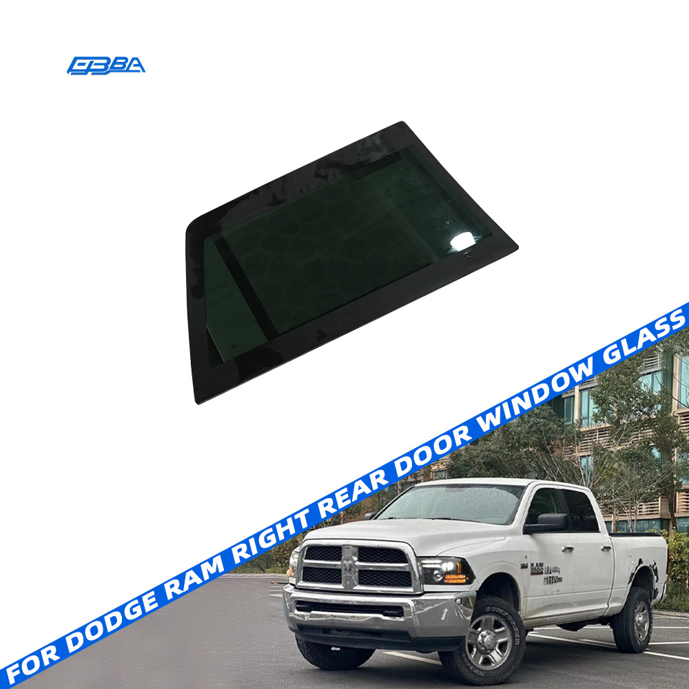 For Dodge Ram Right Rear Door Window Glass Aftermarket Safety Tempered Replacement Glass