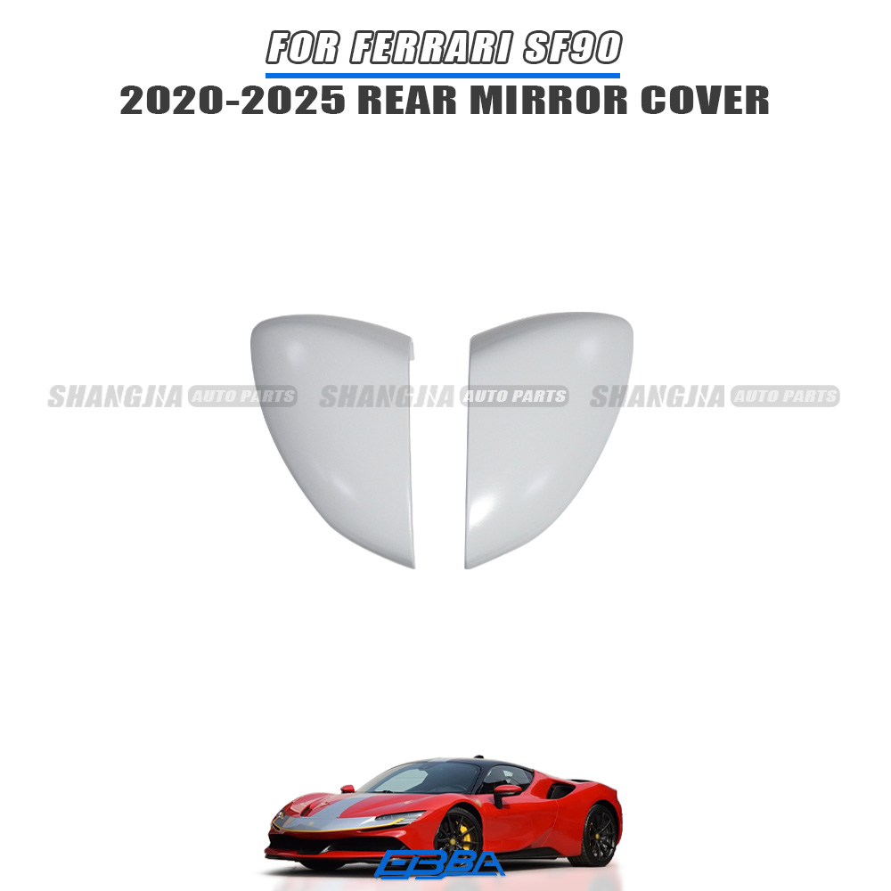 ABS Plastic Side Mirror Cover For Ferrari SF90 2020-2025 Tested Used Parts