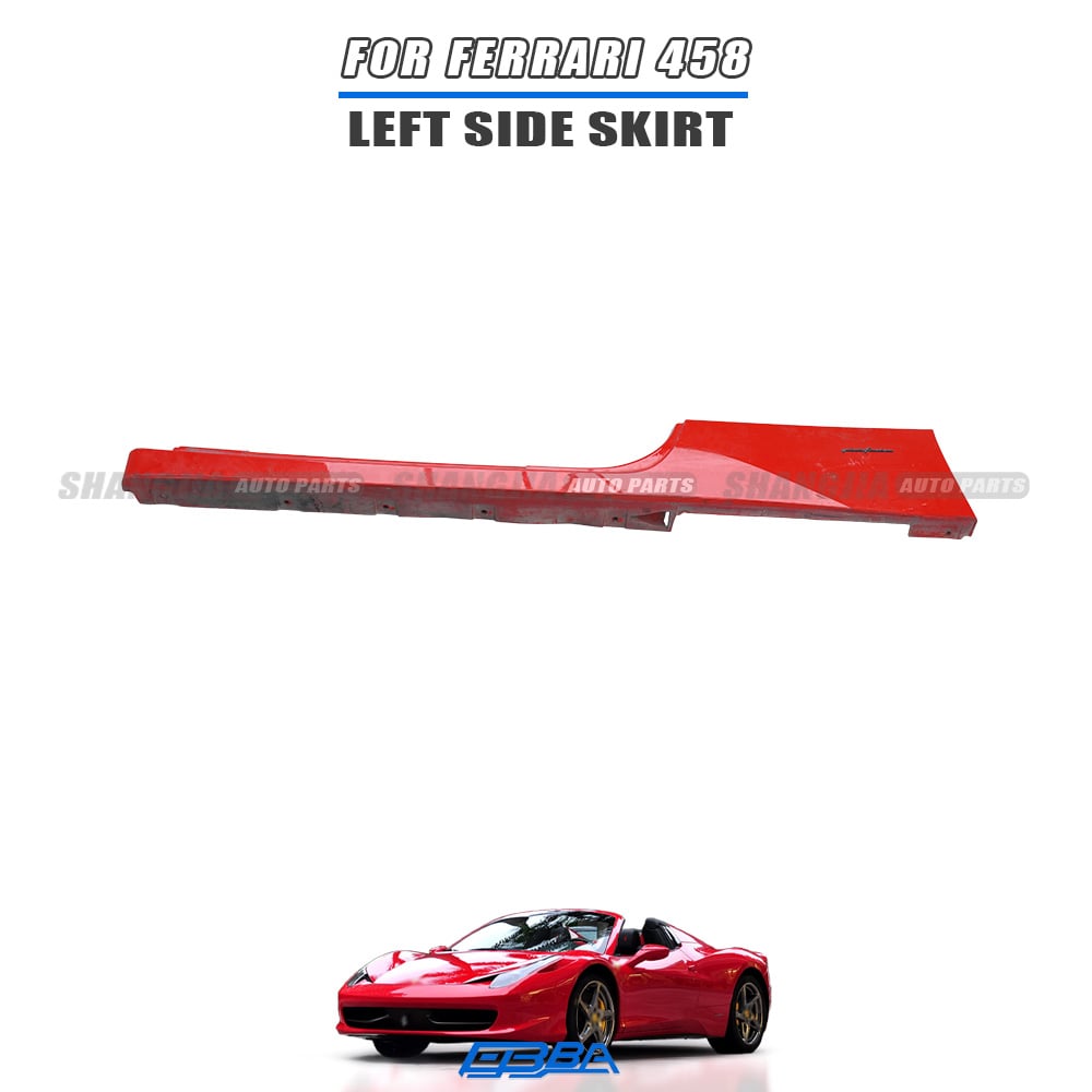 For Ferrari 458 Italia Spider Left Side Skirt OE 83243310 Genuine OEM Used 