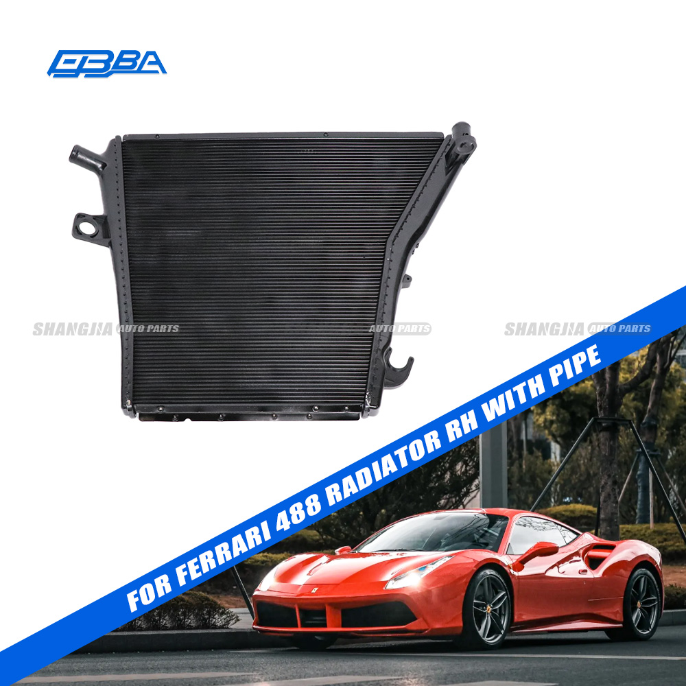 Aftermarket Aluminum Left Radiator For Ferrari 488 2015-2019 OEM 312912P