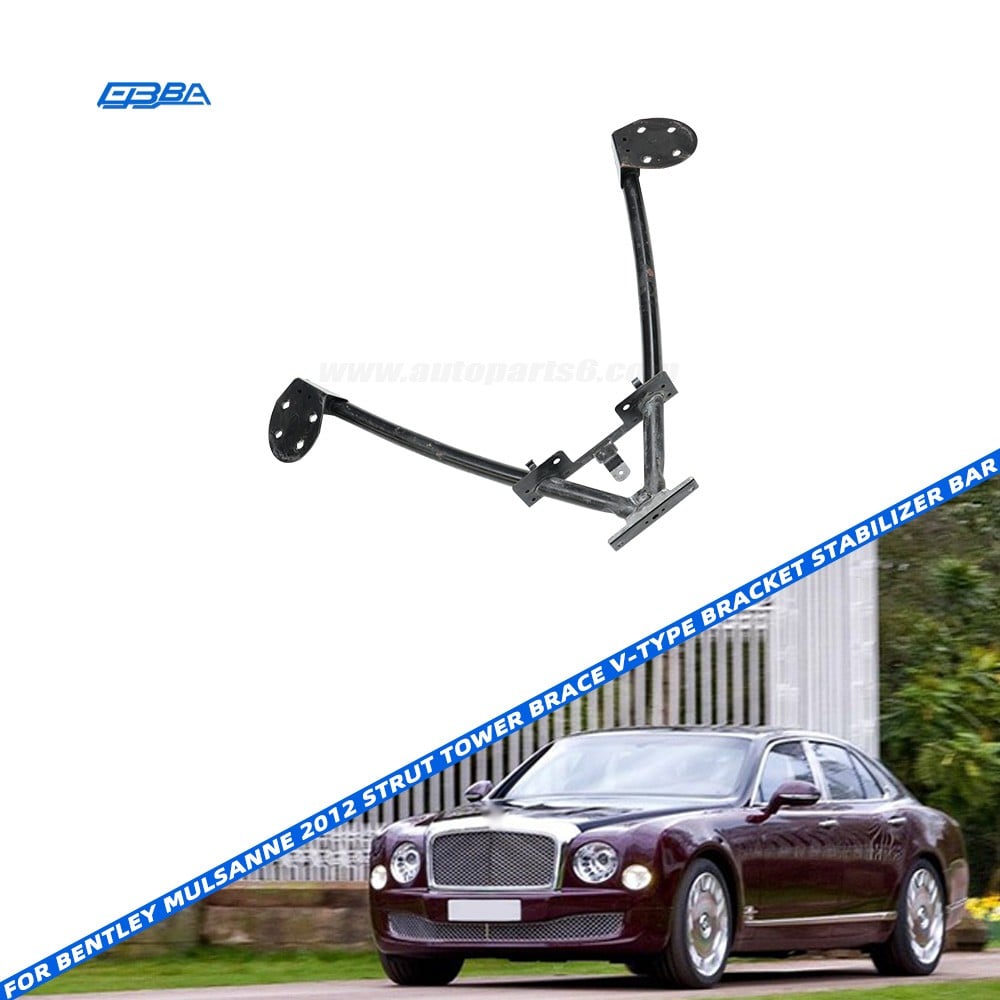 Strut Tower Brace V-Type Bracket Stabilizer Bar Genuine OEM Used Replacement Chassis Part For Bentley Mulsanne 2012